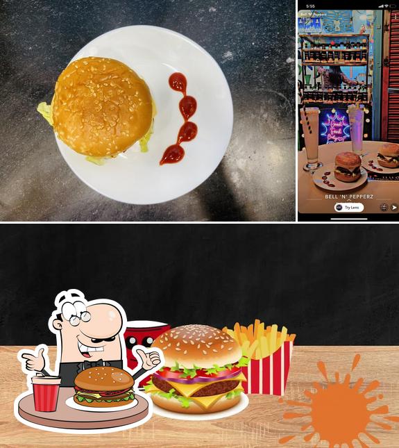 Order a burger at Bell ‘n’ PepperZ