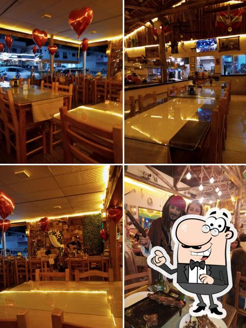 O interior do El Bagual Churrascaria Pizzaria e Choperia
