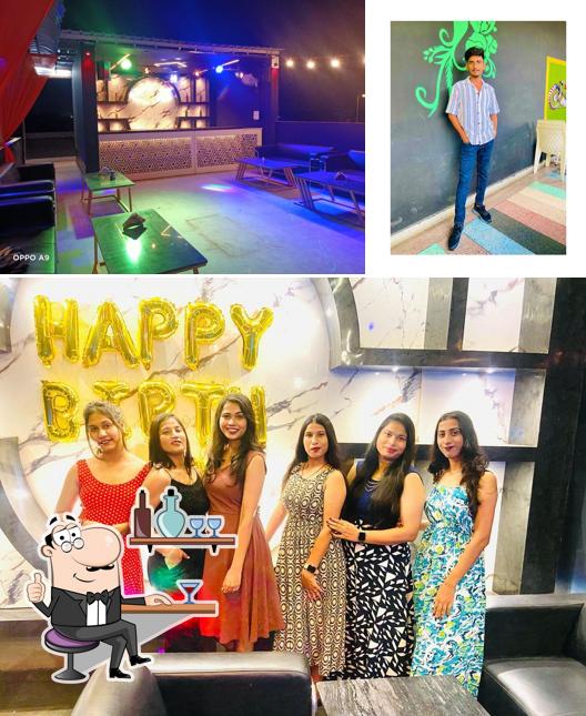 The interior of Hype Rooftop Cafe Lounge