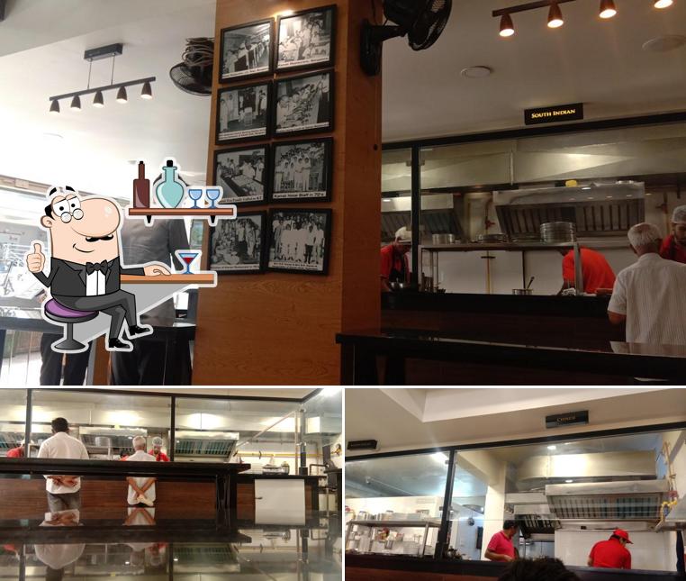 The interior of Kamat Tiffins - Pure Vegetarian Quick Service Restaurant