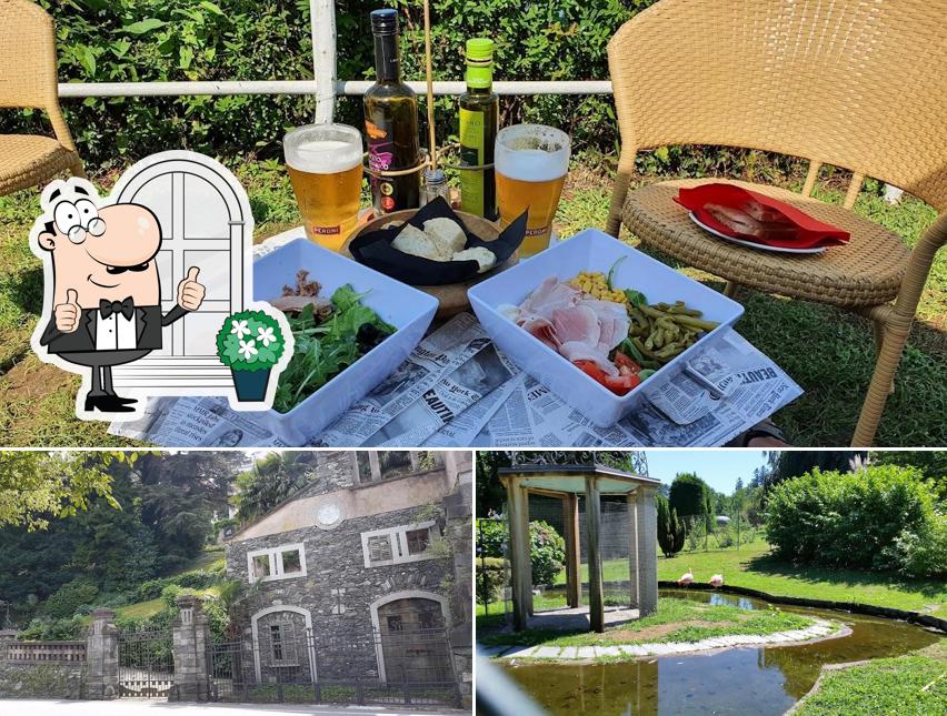 Tra le diverse cose da Lov Beach Lounge si possono trovare la esterno e cibo