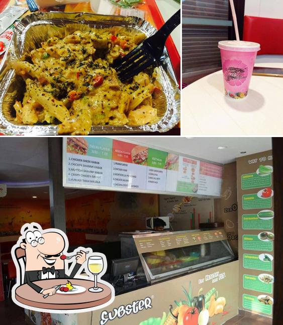 The restaurant's food and beverage