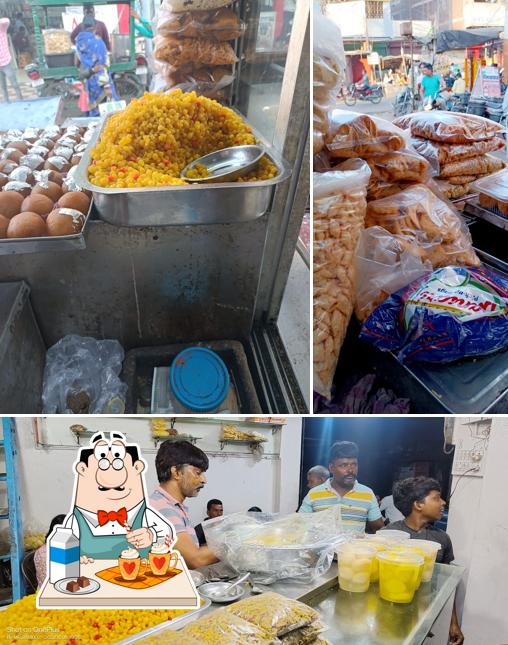 Enjoy a beverage at Ram Dhani Chaat and sweets corner