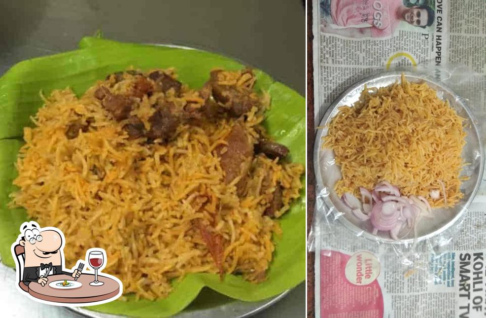 Food at S. N. Beef Briyani