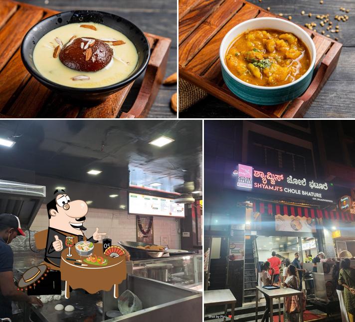 Among different things one can find food and interior at Shyamji's Chole Bhature - Jayanagar