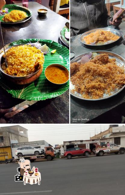 Take a look at the image showing food and exterior at YASEEN HOTEL