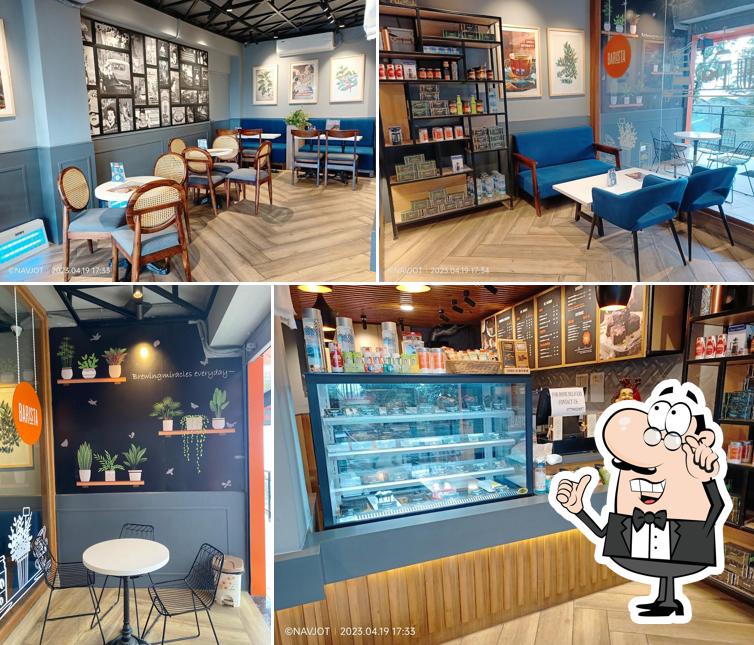 The interior of BARISTA