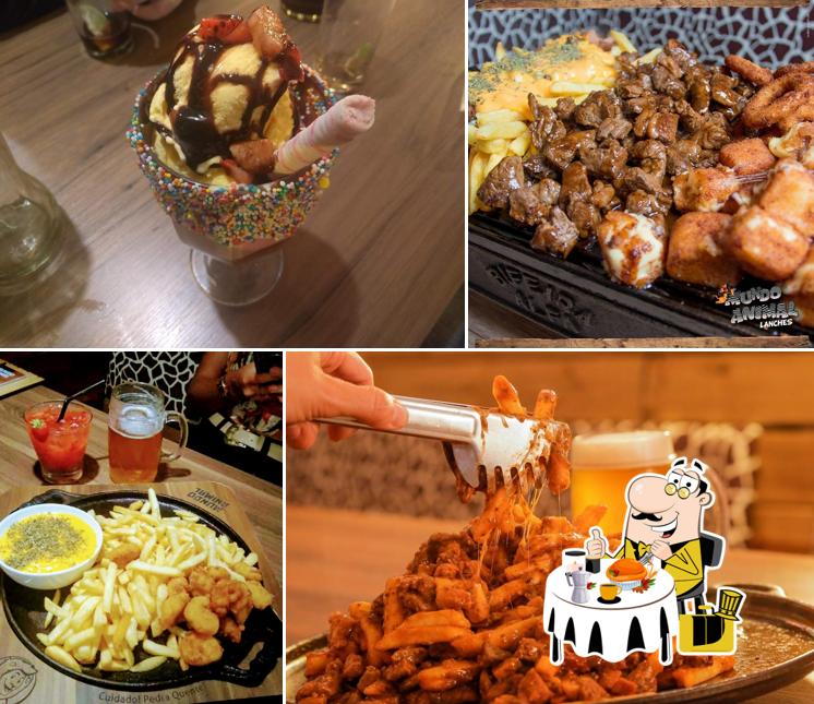 Comida em Mundo Animal Lanchonete Temática - Novo Hamburgo
