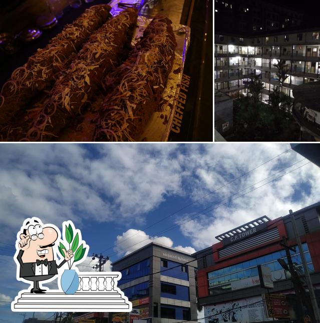 Take a look at the image depicting exterior and food at Moulana Restaurant