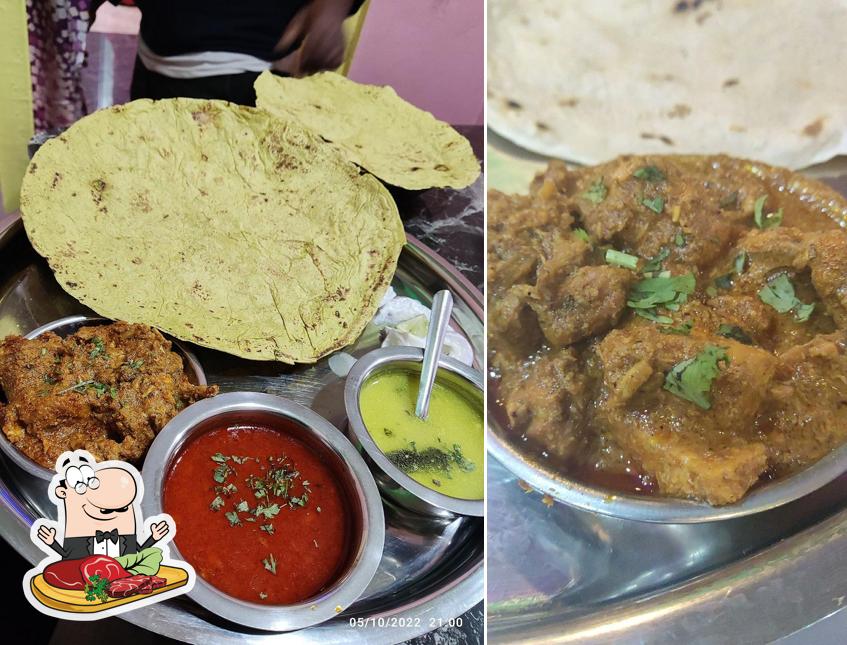 Order meat dishes at Raje Hotel branch 2