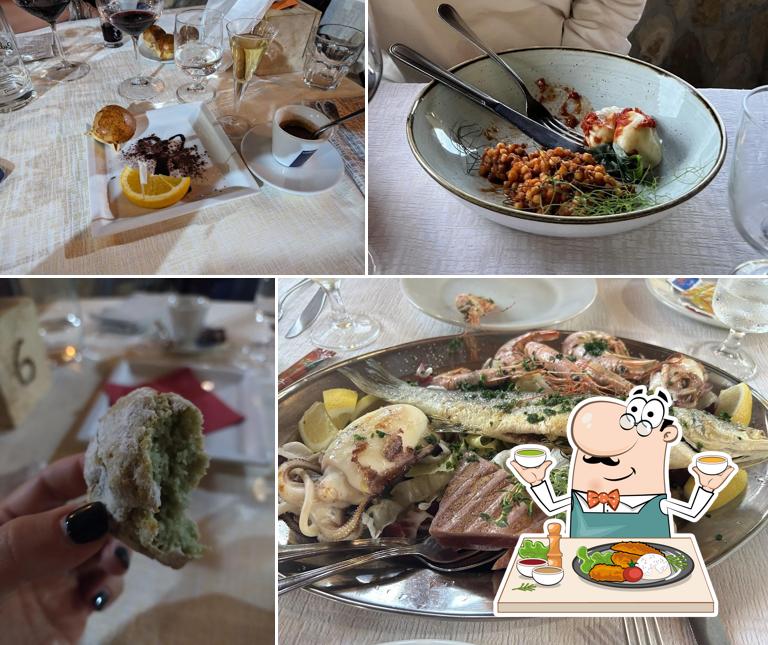 Cibo al Ristorante Pizzeria Bar Guido - Camping Capo Ferrato