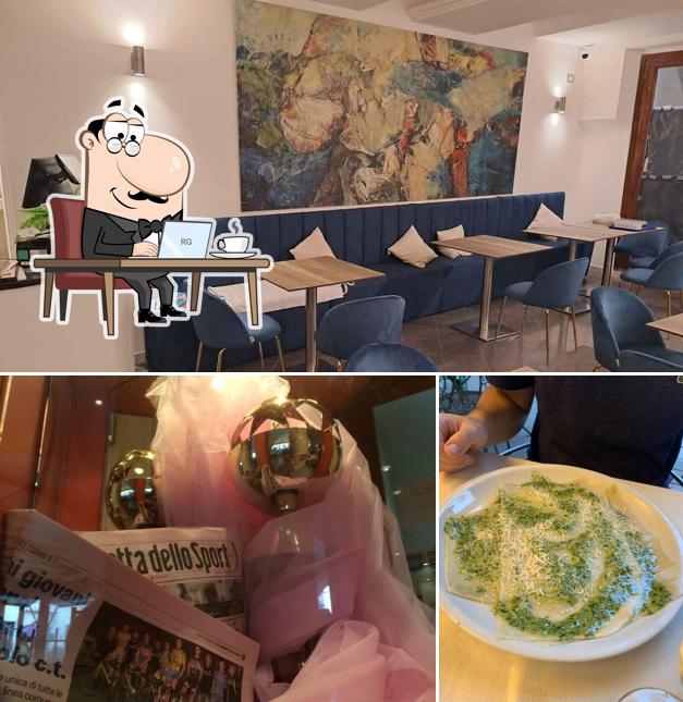 Gli interni di Trattoria da Mario