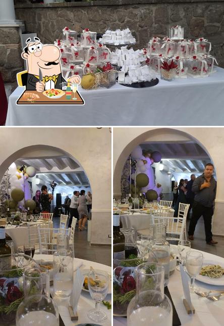 La immagine di cibo e bevanda da Villa Mancini