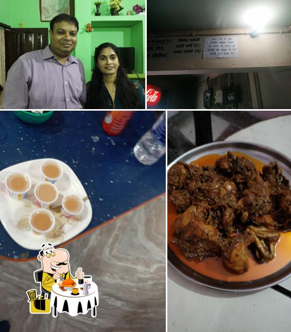 Among various things one can find food and interior at Zaika Dhaba