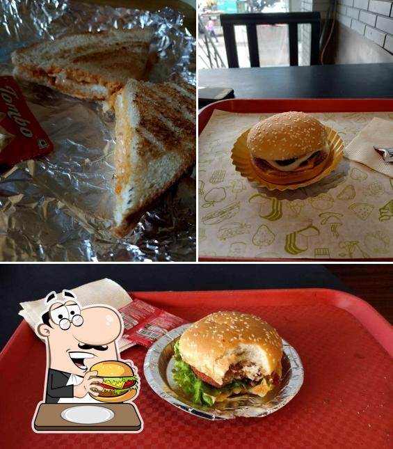 Get a burger at BHUKKAD CAFE