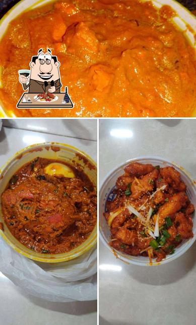 Meat meals are served at Cafe Safar Family Restaurant