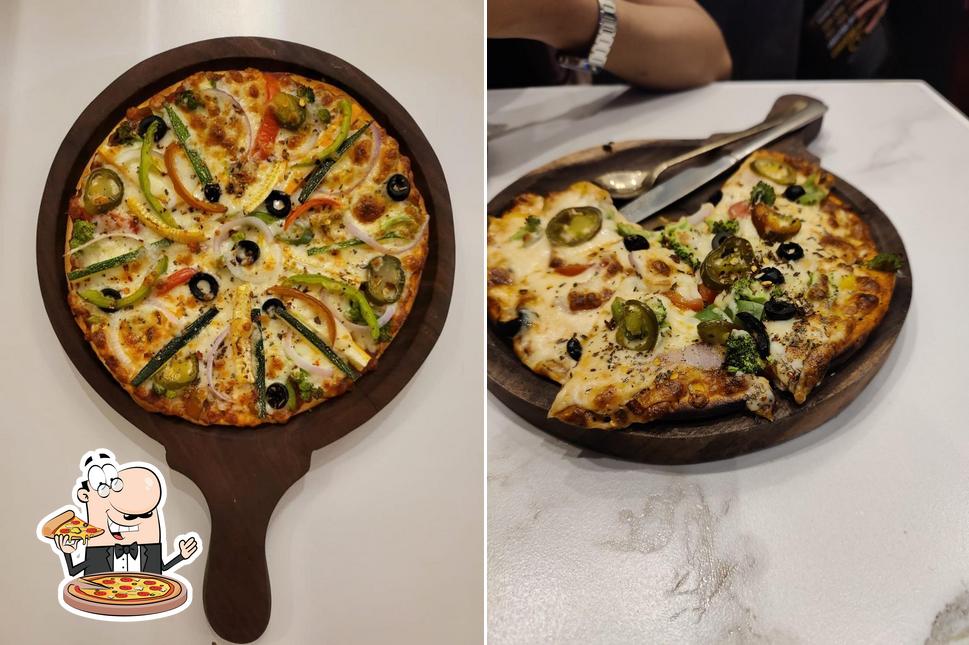 Pick pizza at Golden Delicacy Multicuisine Restaurant