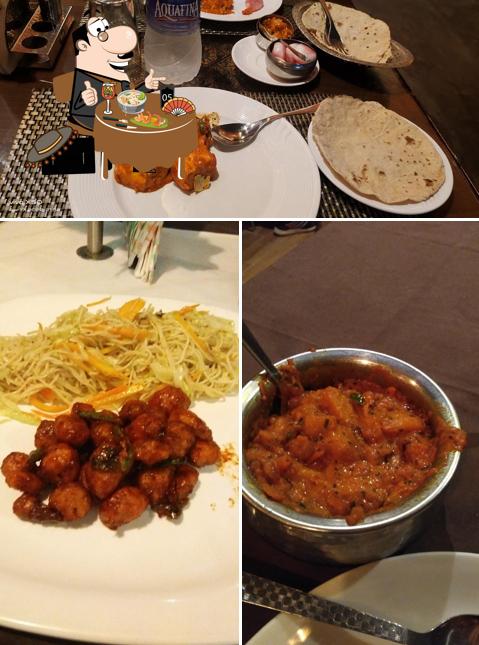 Food at Lazeez Restaurant