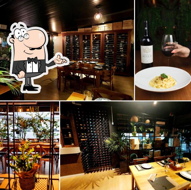 O interior do Distretto Bar & Trattoria - Balneário Camboriú