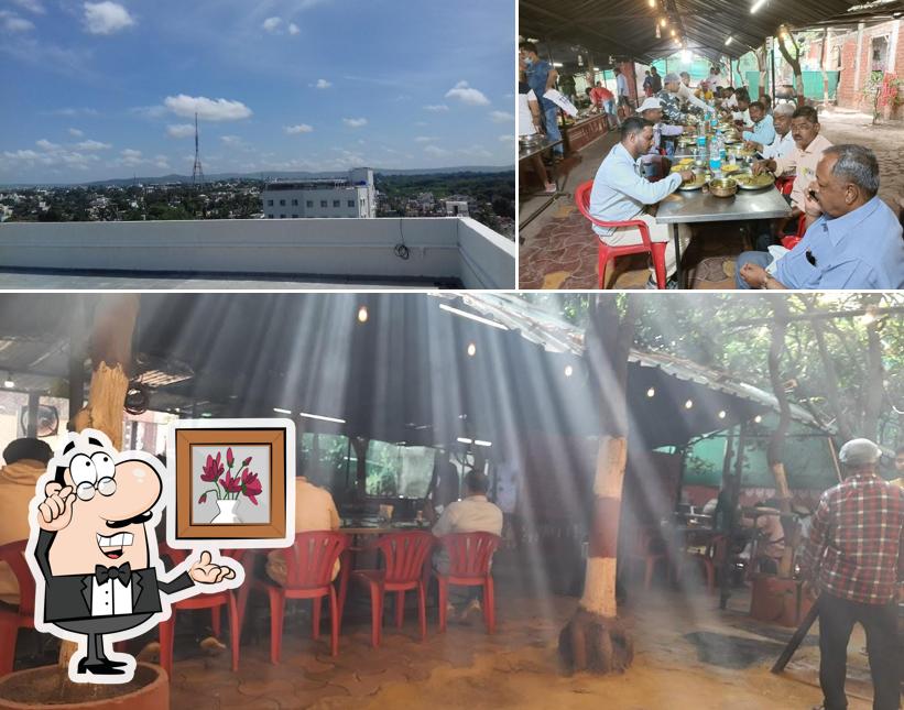 The restaurant's interior and exterior