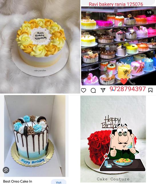 Food at Ravi bakery & cake house
