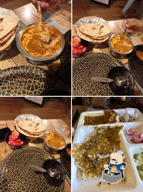 Chocolate mousse at Saanjh Dhaba