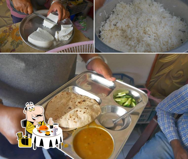 Food at Sharma Vaishno Dhaba