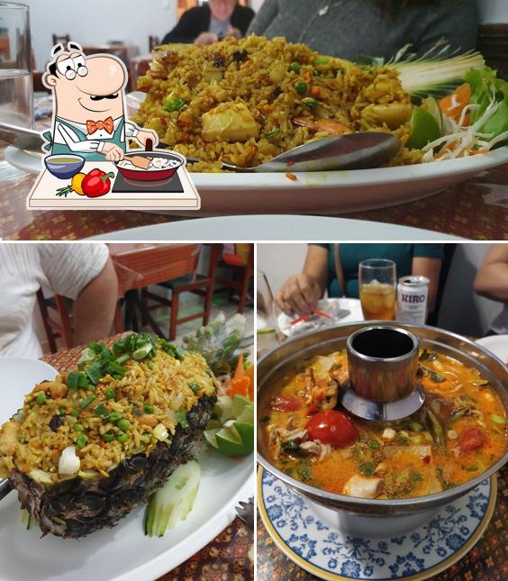 Paella em Thai E-San Restaurante Tailandês