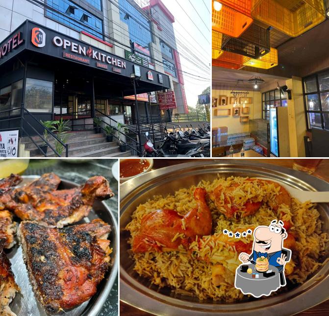 Food at Open Kitchen Restaurant