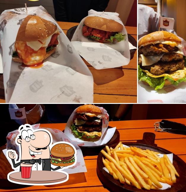 Burger Lounge Ramanattukara offers a variety of options for burger lovers