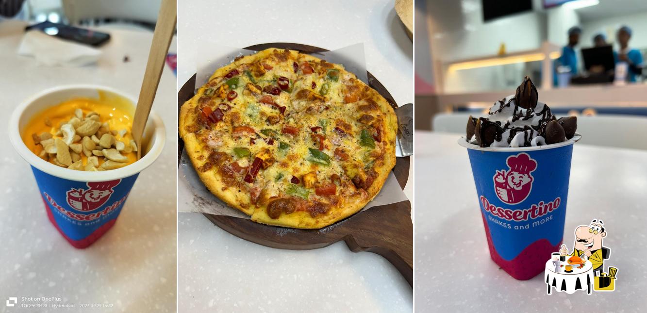 Food at Dessertino Shakes & More