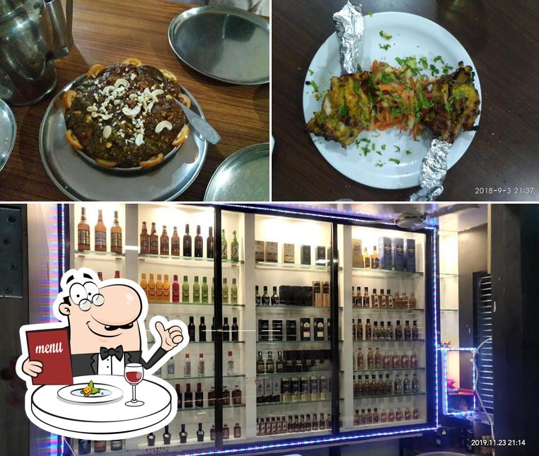 Among various things one can find food and beer at Hotel Archana