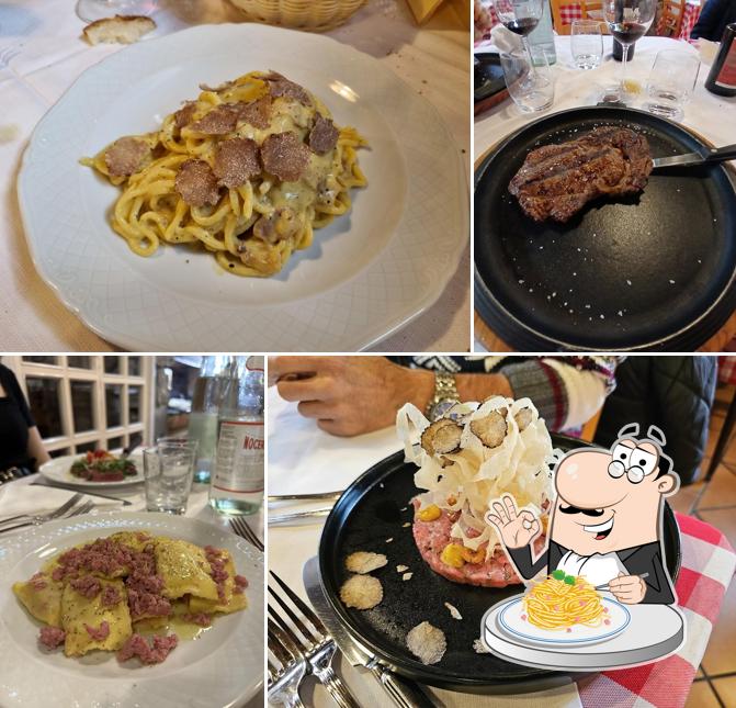 Spaghetti alla carbonara al La Capanna del Buttero