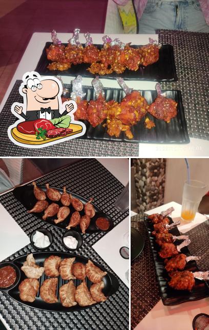 Order meat meals at Mogambo Restaurant