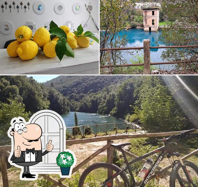 Guarda la foto che mostra la esterno e cibo di Noleggio Bici "Alle Gole del Nera - Le Mole - Stifone" Bici 10 Euro al giorno"