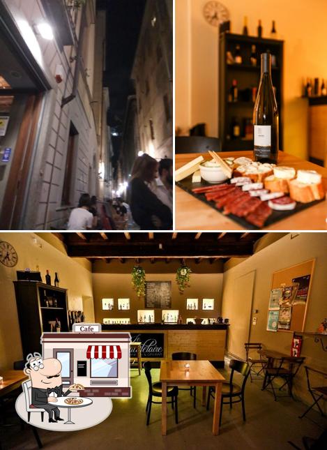 La esterno e interni del ristorante