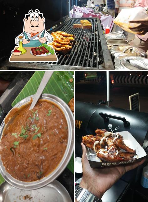 Order meat dishes at BBQ Ride Thanjavur
