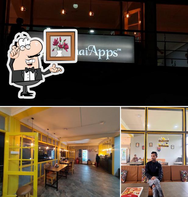 The interior of ChaiApps Jowai