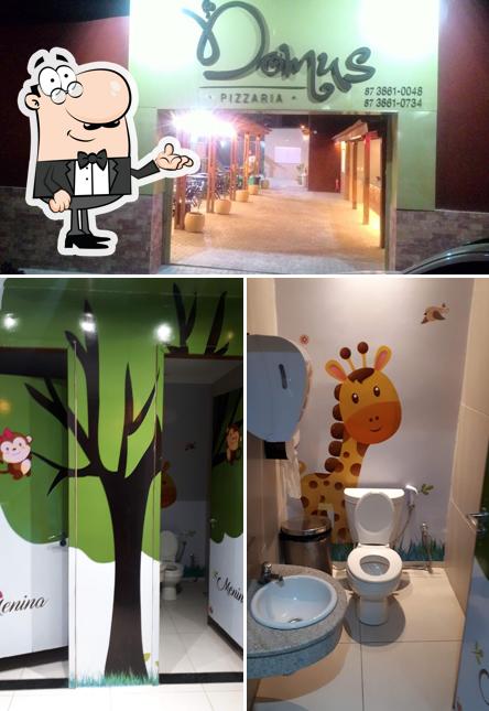 O interior do Dom Caio Pizzaria