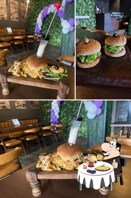 Order a burger at Kundi Sota Restro Cafe