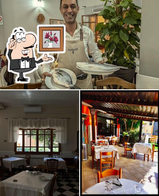 Gli interni di La Lanterna ristorante pizzeria