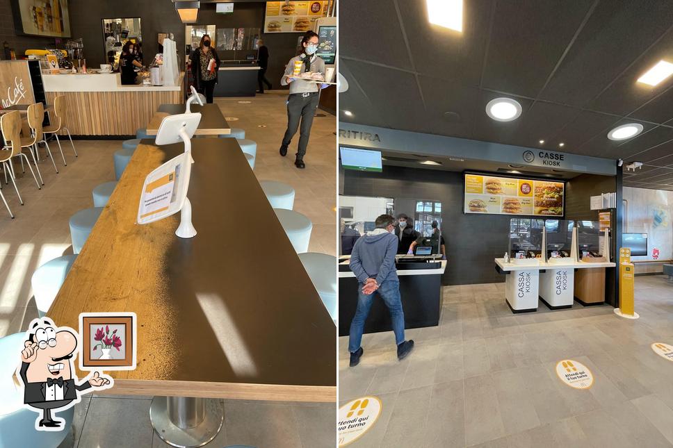 Gli interni di McDonald's Caserta
