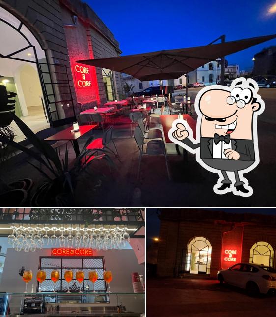 Pizzeria Core A Core si caratterizza per la esterno e bevanda
