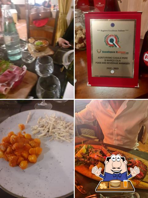 Cibo al Ristorante @ Agriturismo Casale Pepe