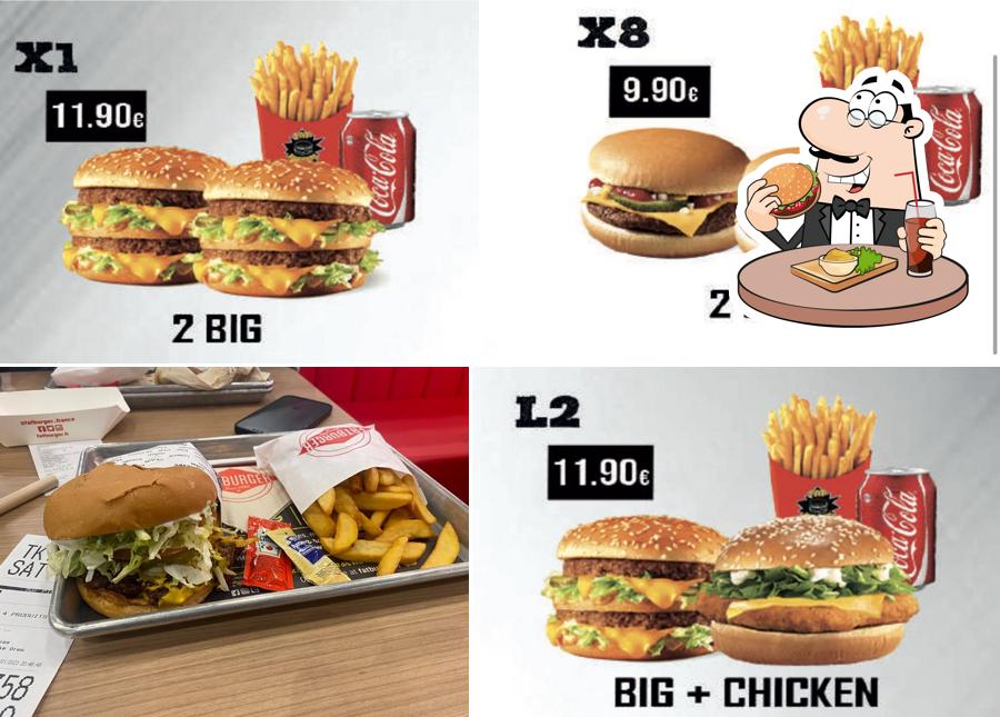 Essayez l'un des hamburgers disponible à STASS SMASH