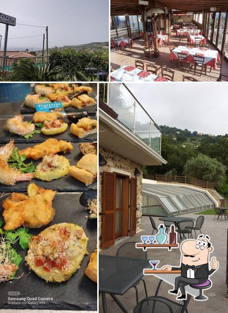 Gli interni di Trattoria La Bellavista Falerna