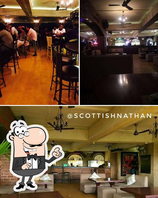 Take a seat at one of the tables at Watson's Ulsoor