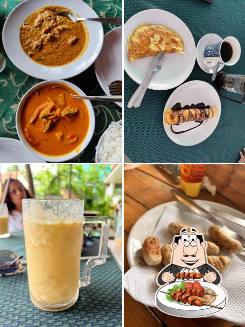 Food at Dinha's Restaurant