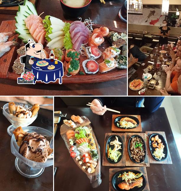 Sashimi em Katsuya Japanese Food