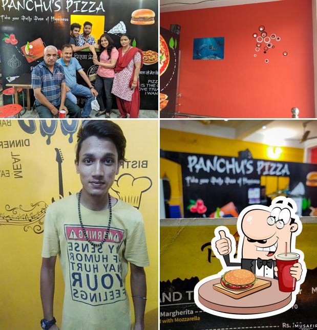 Panchu's pizza’s burgers will suit different tastes